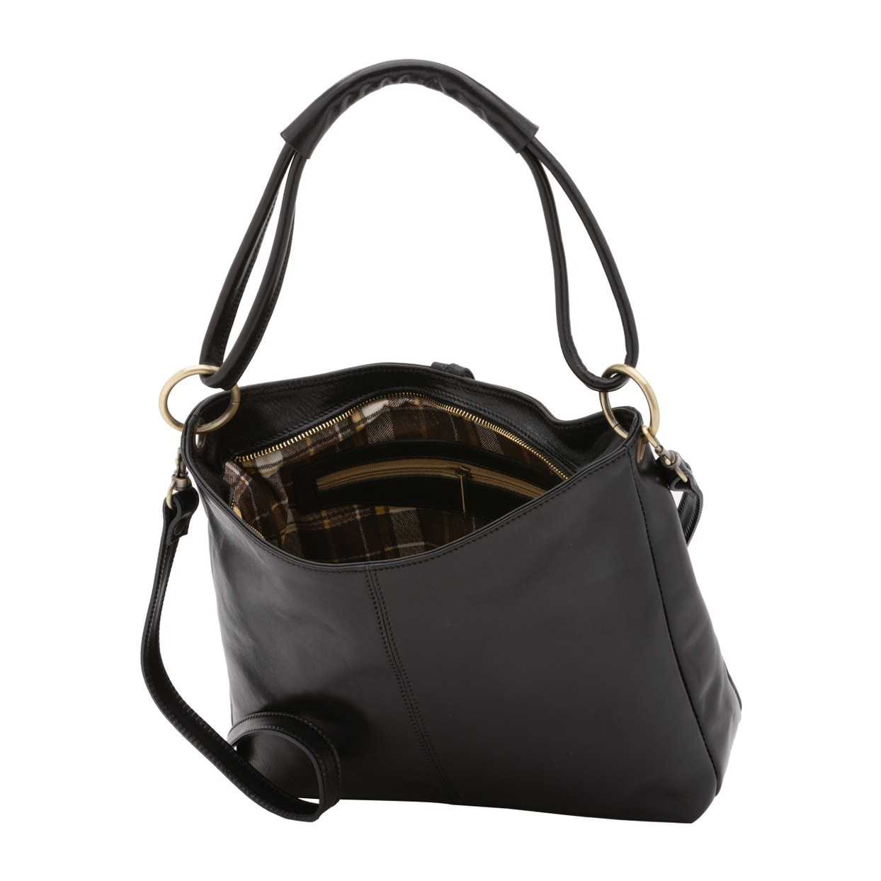 Borsa a spalla da donna - Modello False - 100% pelle - 29.0 x 32.0 x 11.0 cm