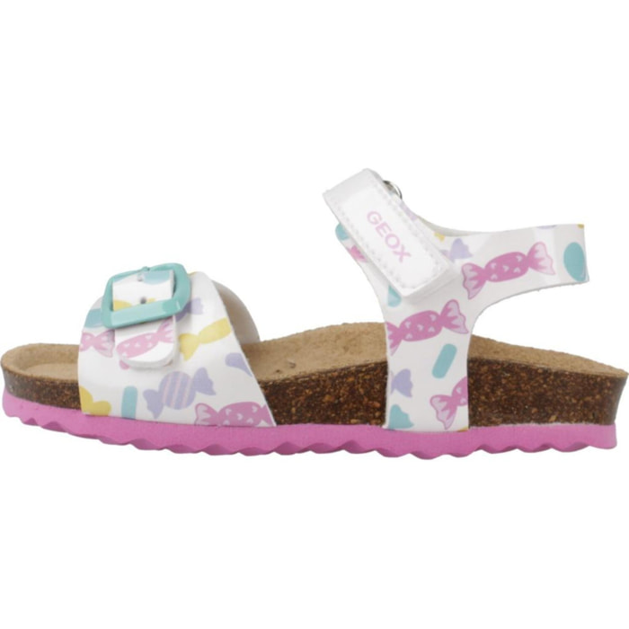 Sandalias Niña de la marca GEOX  modelo B SANDAL CHALKI GIRL BLANCO