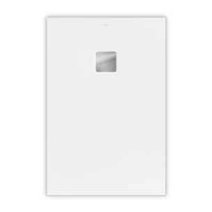 Receveur antidérapant Planeo acrylique stone white