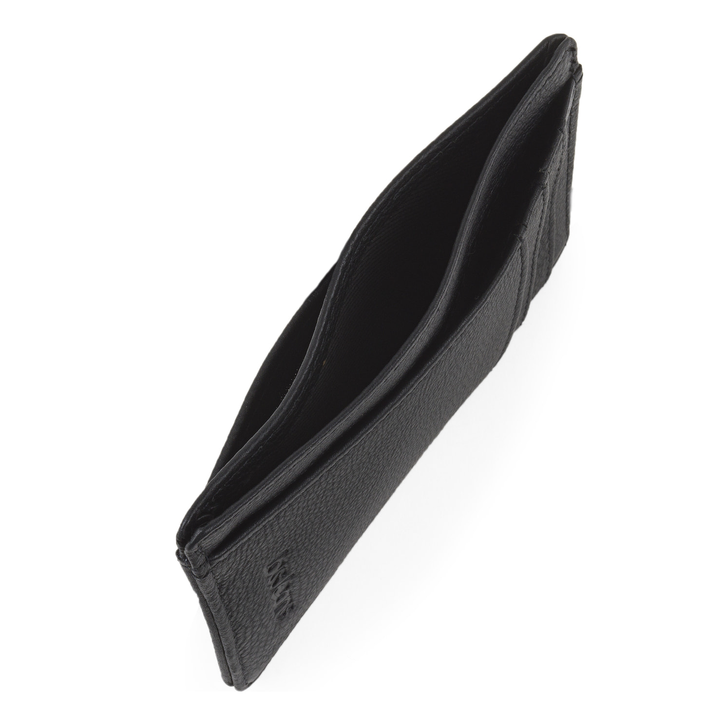 Tarjetero Piel Hombre Lois Wilson Negro