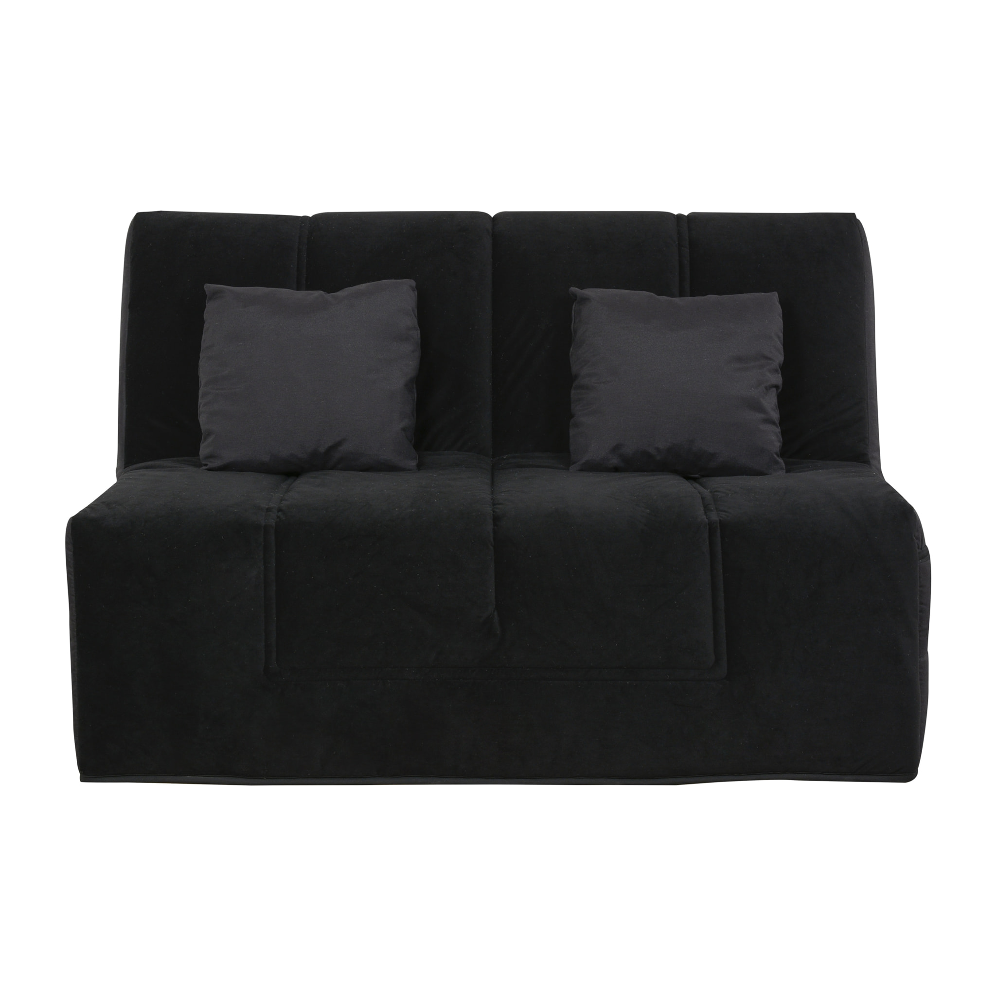 Banquette BZ WASHINGTON 160x200, matelas Simmons, angel noir