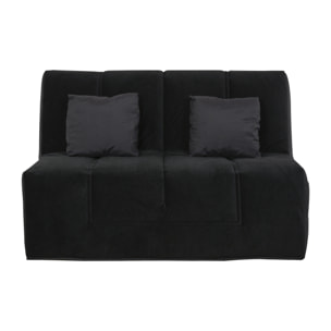 Banquette BZ WASHINGTON 160x200, matelas Simmons, angel noir
