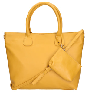 Borsa a mano da donna - Modello Sylvie - 100% pelle - 34.0 x 30.0 x 9.0 cm
