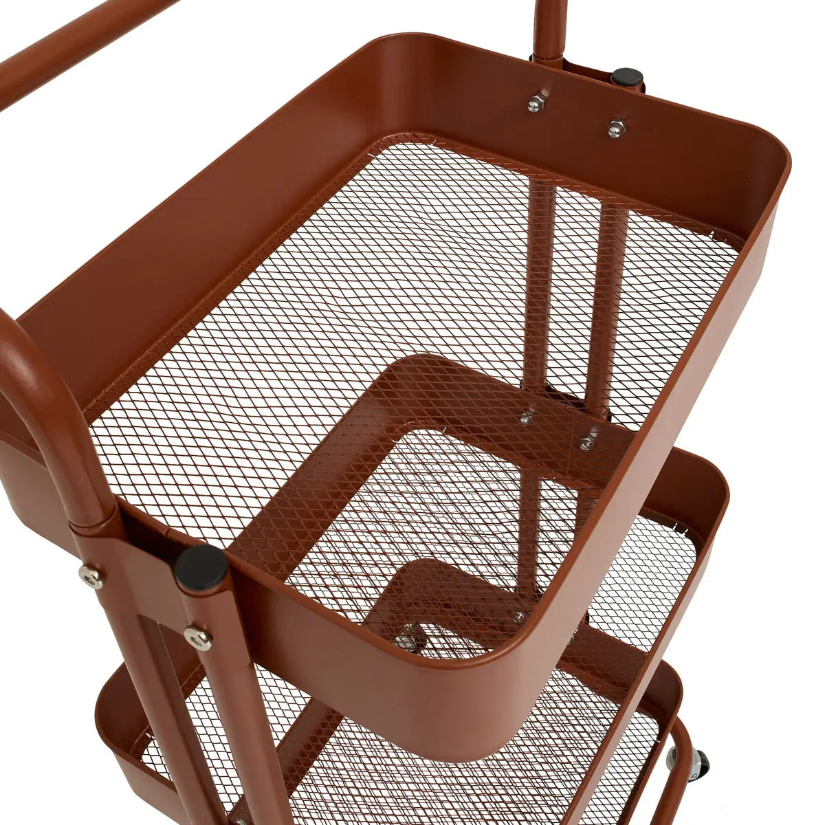 Desserte Color edition 3 niveaux 45x36,5x86cm marron