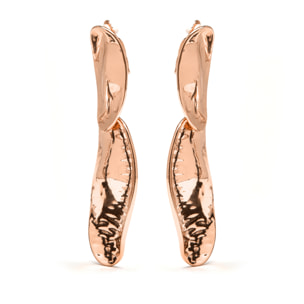 Pendientes acabados en oro amarillo de 18k