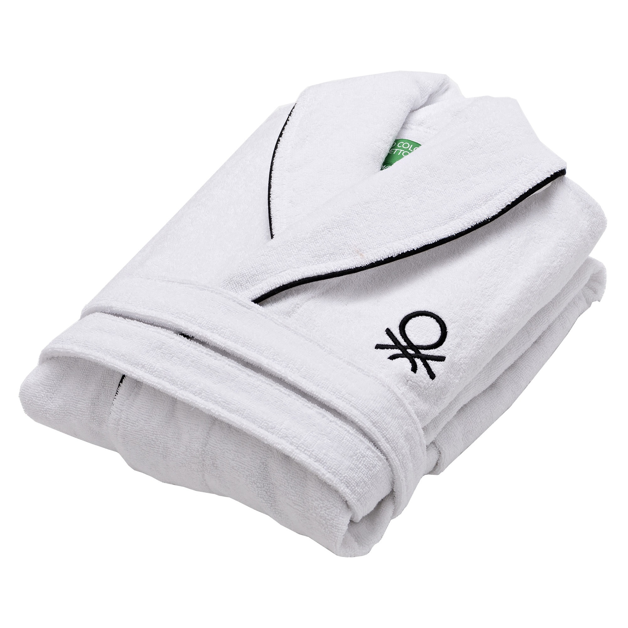 Albornoz 100% algodón, blanco, benetton