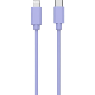 Câble Lightning ESSENTIELB 1M vers lightning violet