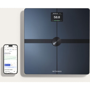 Pèse personne connecté WITHINGS Body Smart Noir