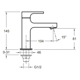 Lave mains Strayt Eau Froide