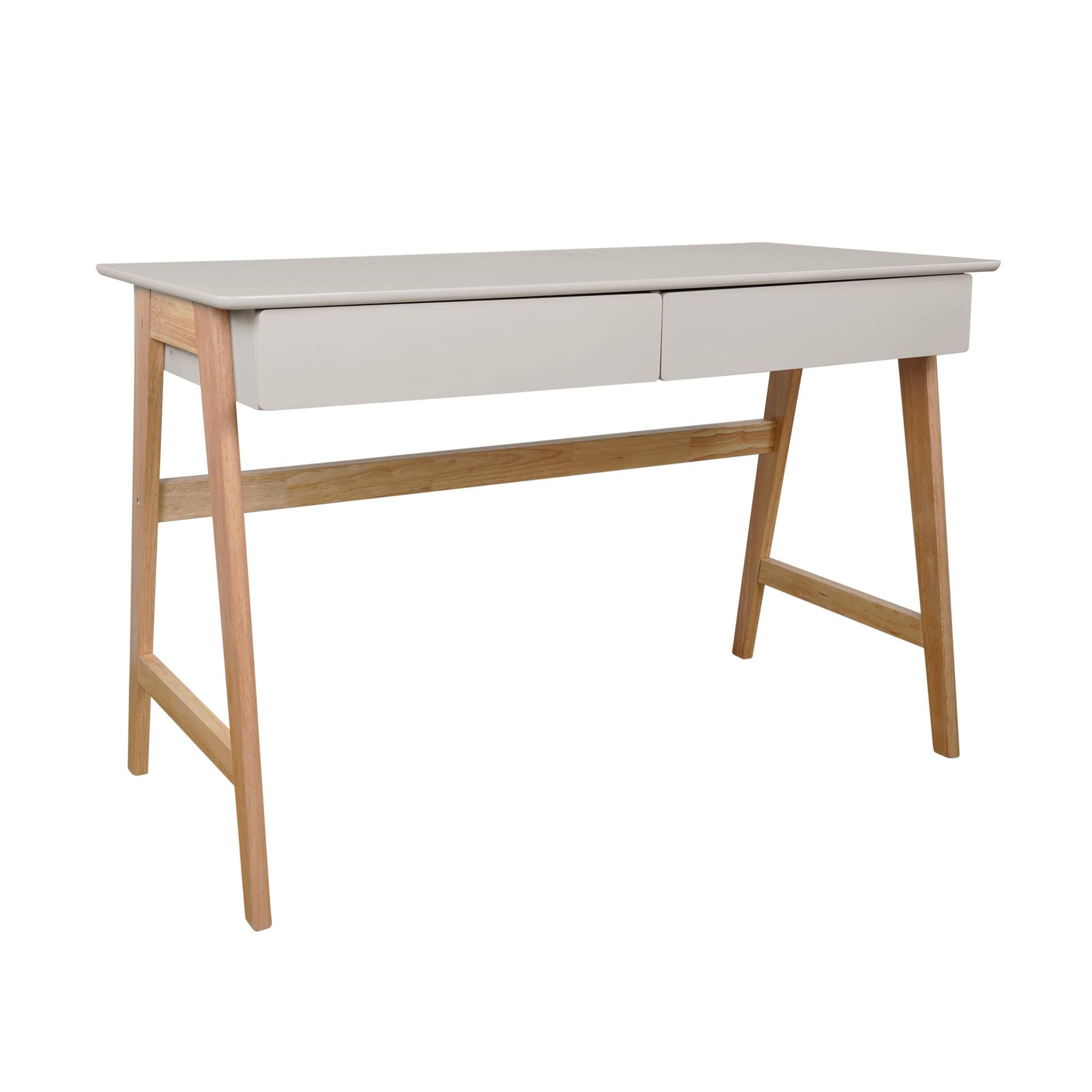 Bureau décor bois 2 tiroirs TOMMY