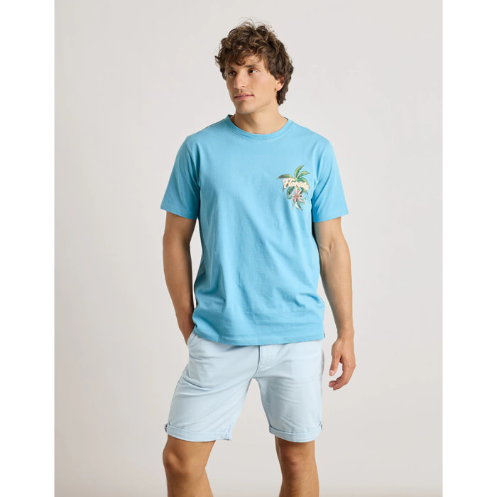 Camiseta Manga Corta Azul - Villagator