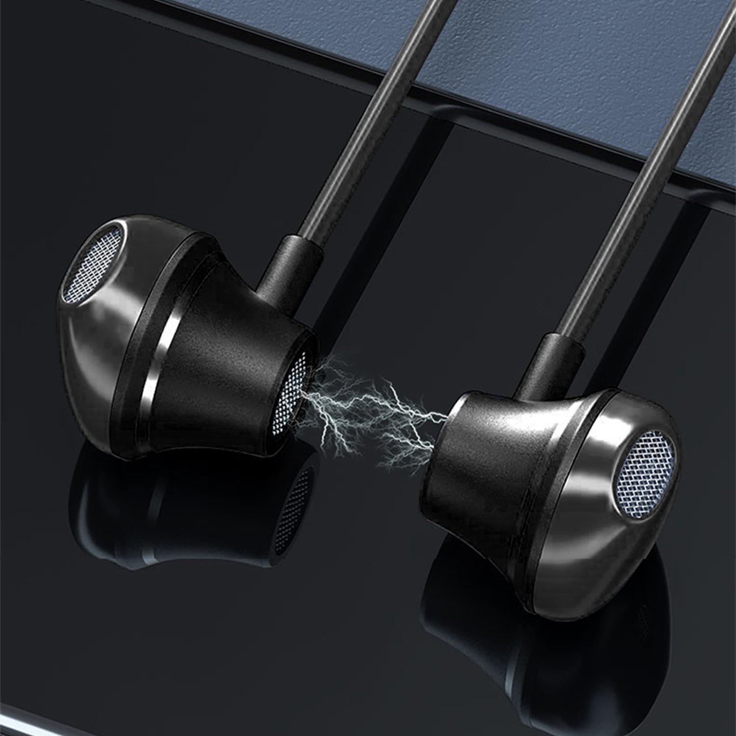 Auriculares K12 Sport con banda de cuello. Cascos magnéticos Bluetooth 5.2, luz led, 15 horas de batería.