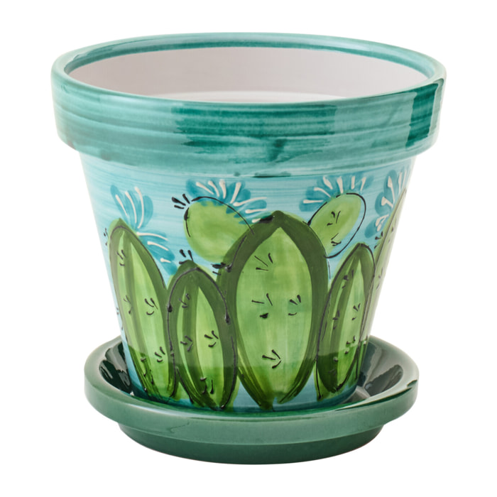 J-Line Cache-pot - céramique - multicolore - medium