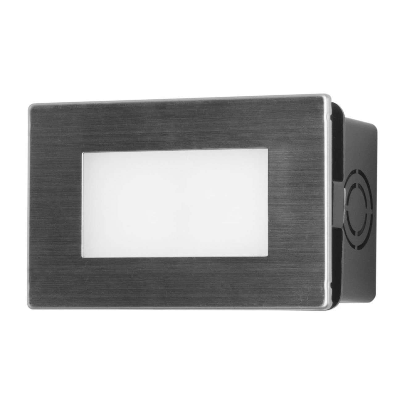 FORLIGHT Rect - Empotrable de Pared LED 107mm para Jardín y Terraza con Temperatura Regulable 3000-4000-6500K Acero Inoxidable