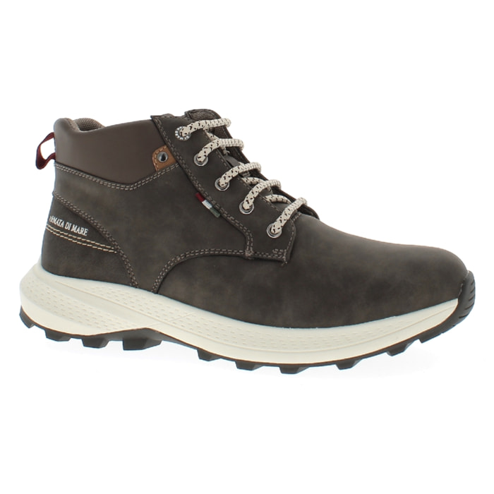 Armata di Mare Scarpe Uomo Alte Trekking Escursionismo con Soletta Rimovibile in Memory Foam AMU W24D651 Brown