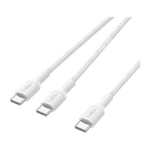 Câble de charge BELKIN 1.5M 140W Blanc