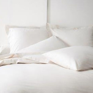 Housse de couette 100 % coton cacao