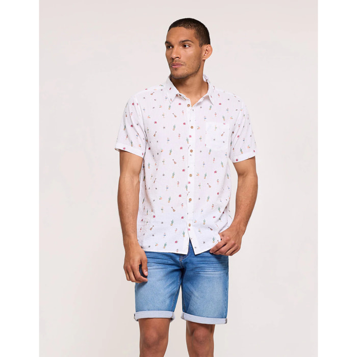 Camisa Manga Corta Blanco - Dansy