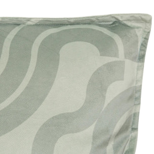 Coussin Lilou carré 45x45cm vert