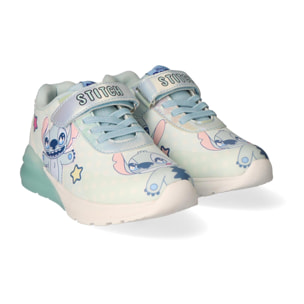 Zapatilla deportiva infantil suela ligera con luces "Stitch"