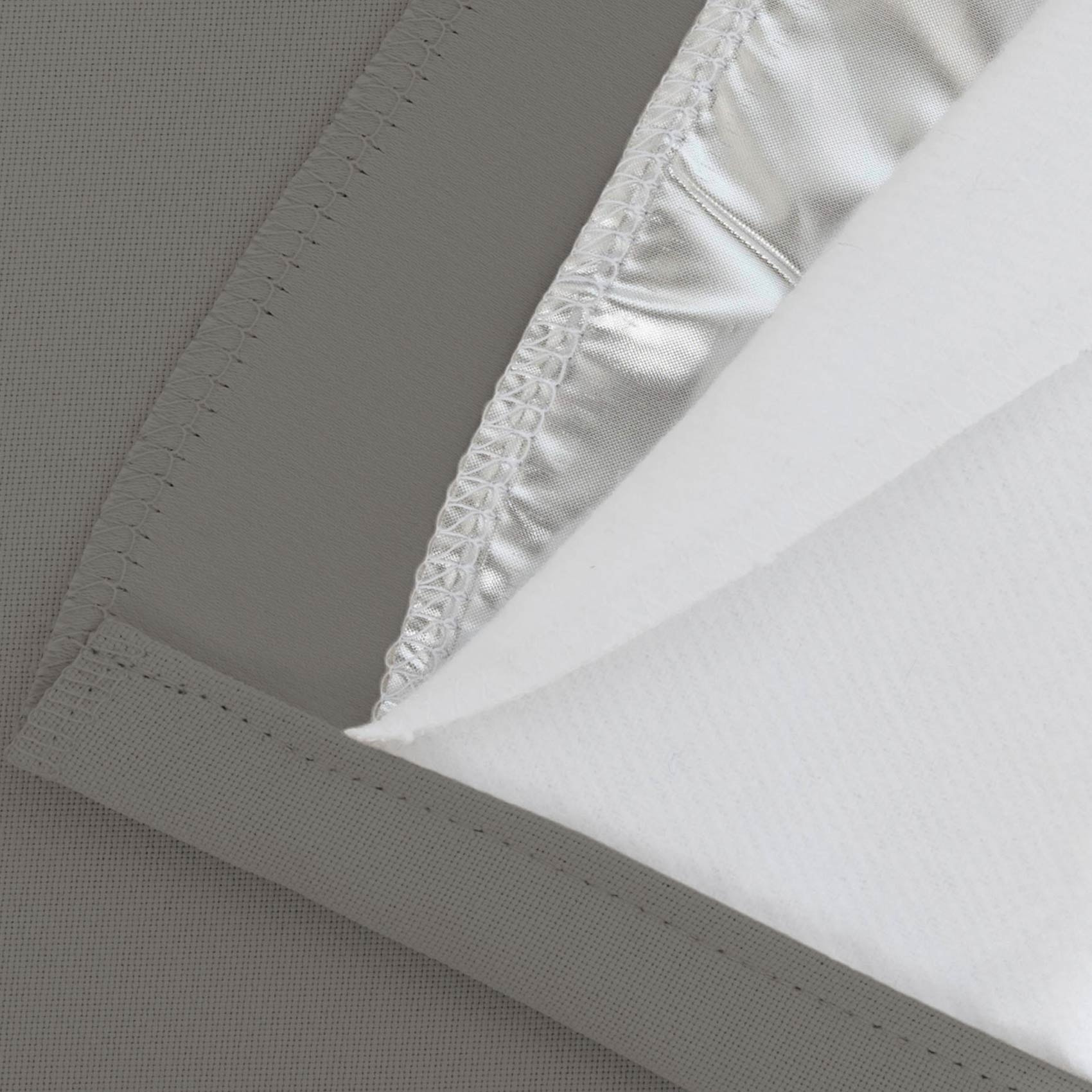 Rideau Phonique Occultant et Thermique 'MOONDREAM' - Gris