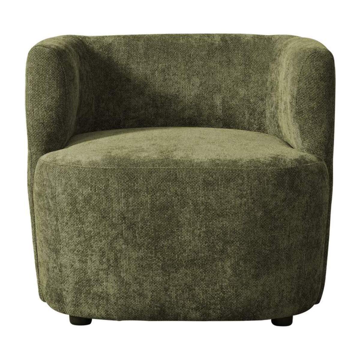 Poltroncina da interni in tessuto 75x72x68 cm verde - Seattle
