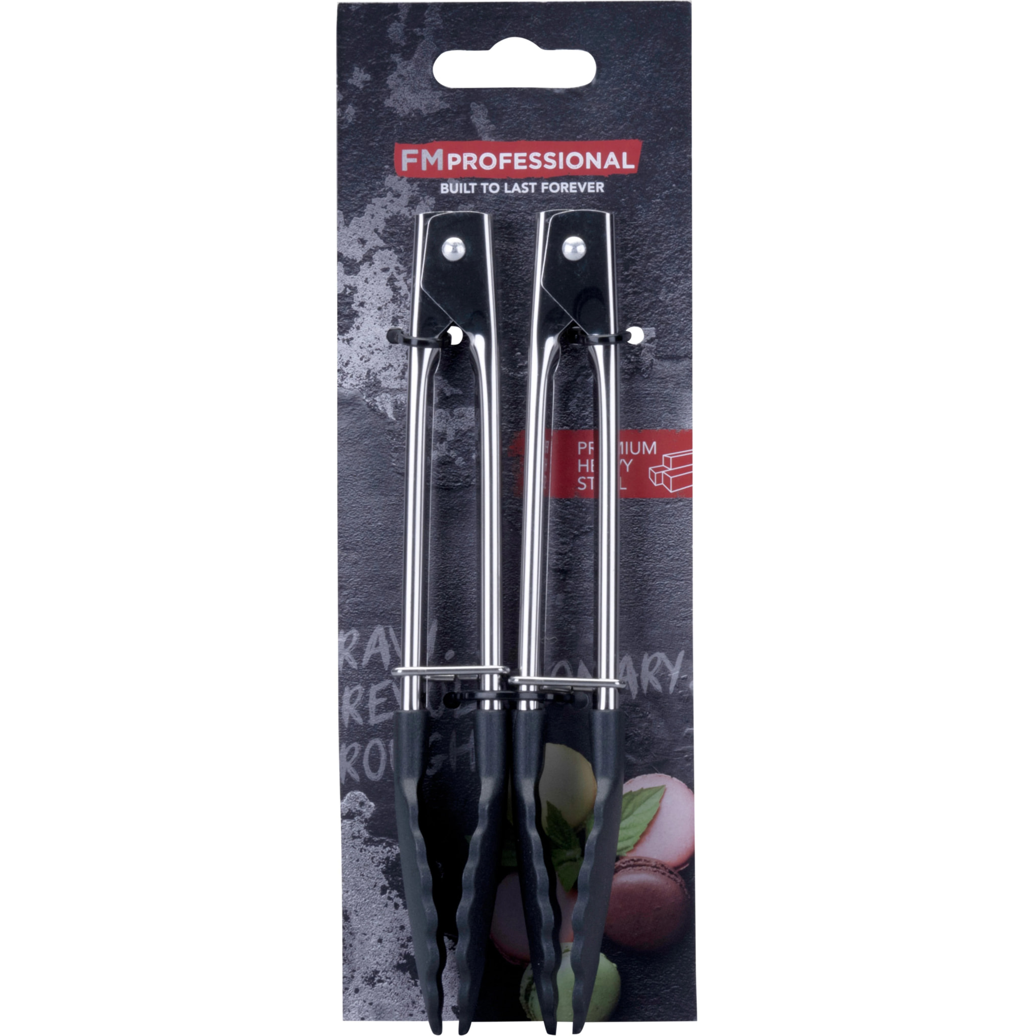 Lot de 2 pinces de cuisine alimentaire 18 cm FM Professional Divers