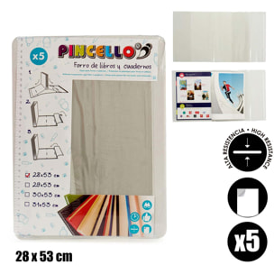 SET 5 COPERTINE ADESIVE 28X53CM