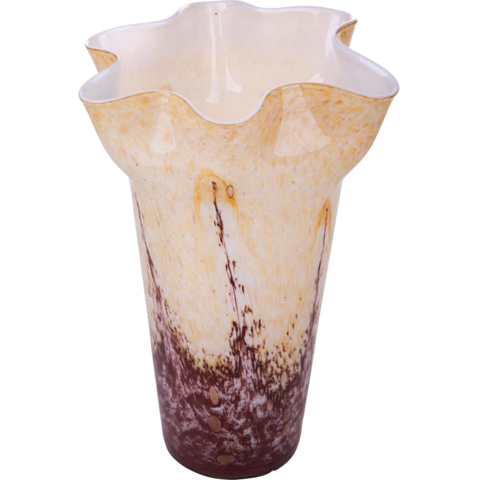 Vaso Bordo smerlato - Pezzi 1 - 22,5xH34,5x22,5cm - Bianchi Dino SpA