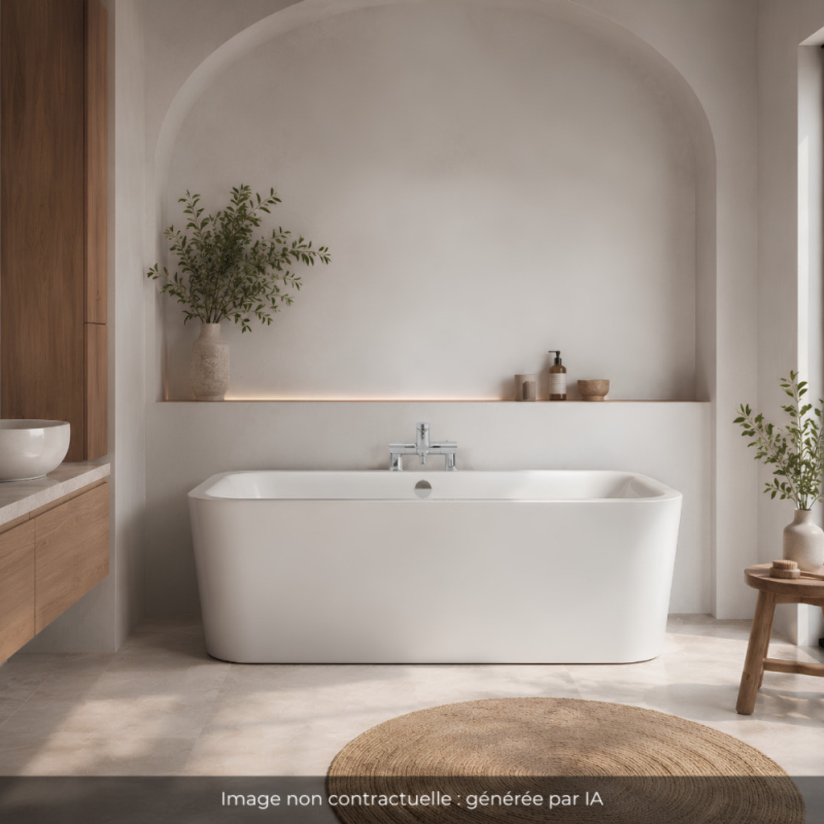 Mitigeur baignoire Aimé avec colonnettes Idro'Flex