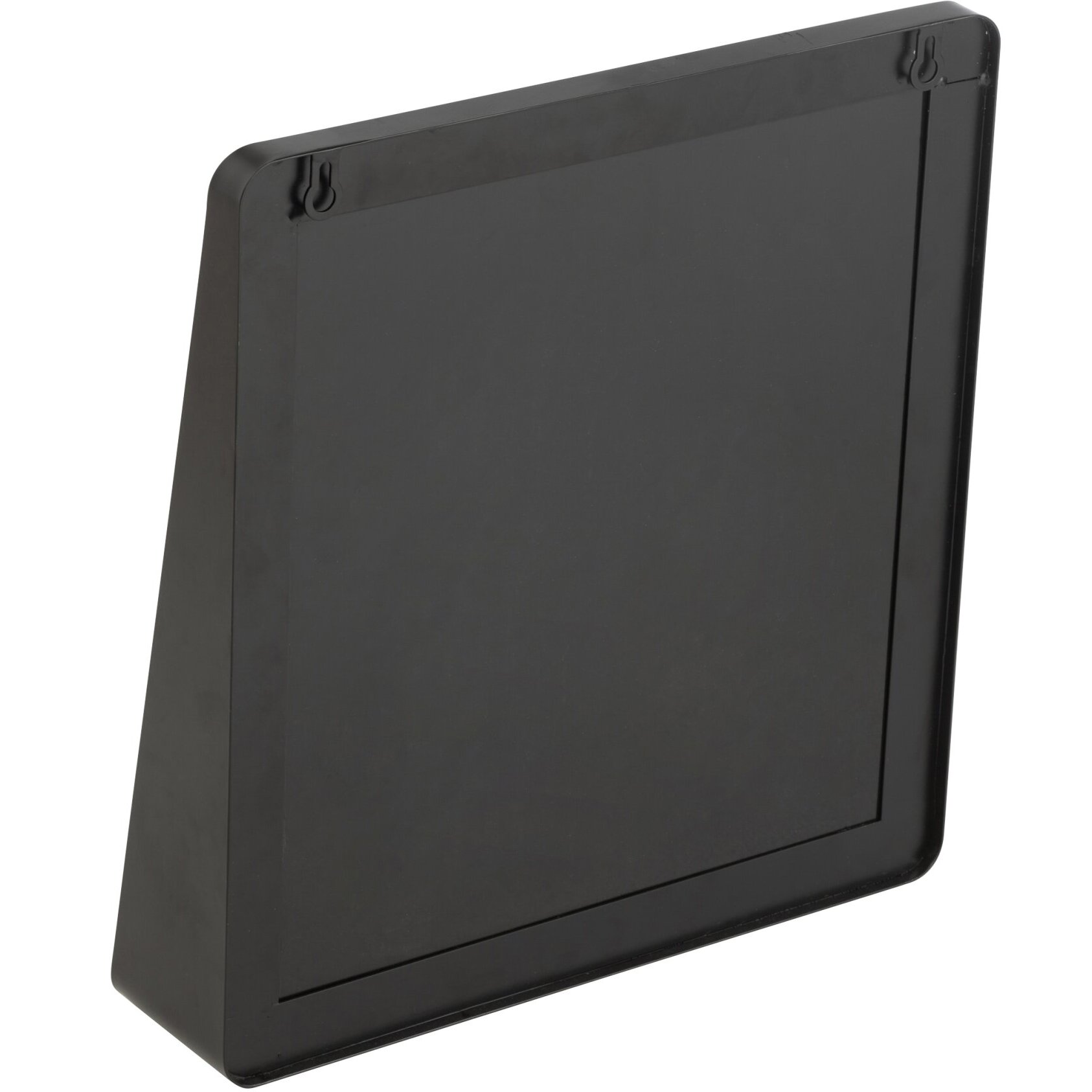 J-Line miroir Carré - métal/verre - noir - 38 x 41 cm