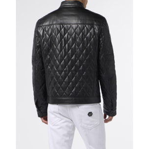 PHILIPP PLEIN Eco Leather Padded Jacket
