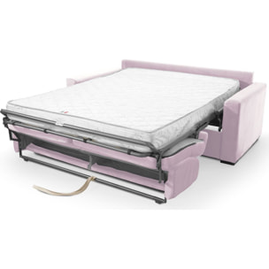 Canapé convertible express 3 places en velours - PALOMA