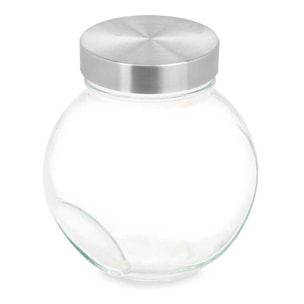 DAM PACK 6 VASI BISCOTTI INCLINATI 700ML 11,5x8x12 Cm. Colore trasparente