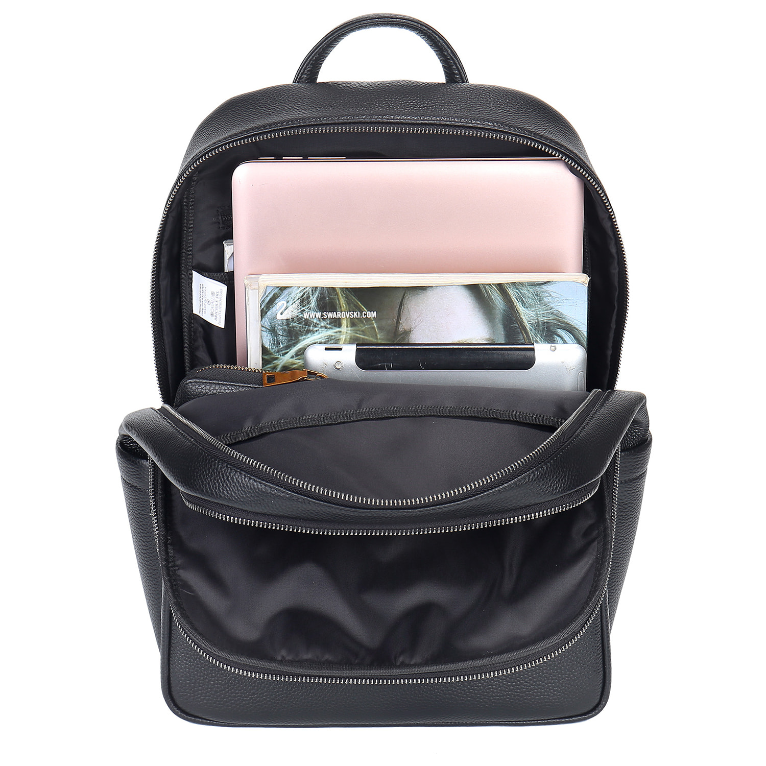 Zaino  unisex In Vera pelle Made in Italy 42x30x14 cm