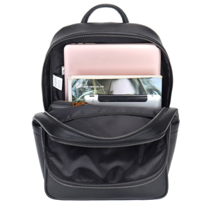 Zaino  unisex In Vera pelle Made in Italy 42x30x14 cm