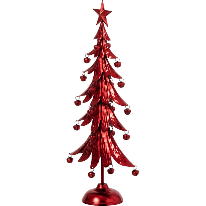 J-Line Sapin de Noël - fer - rouge - small