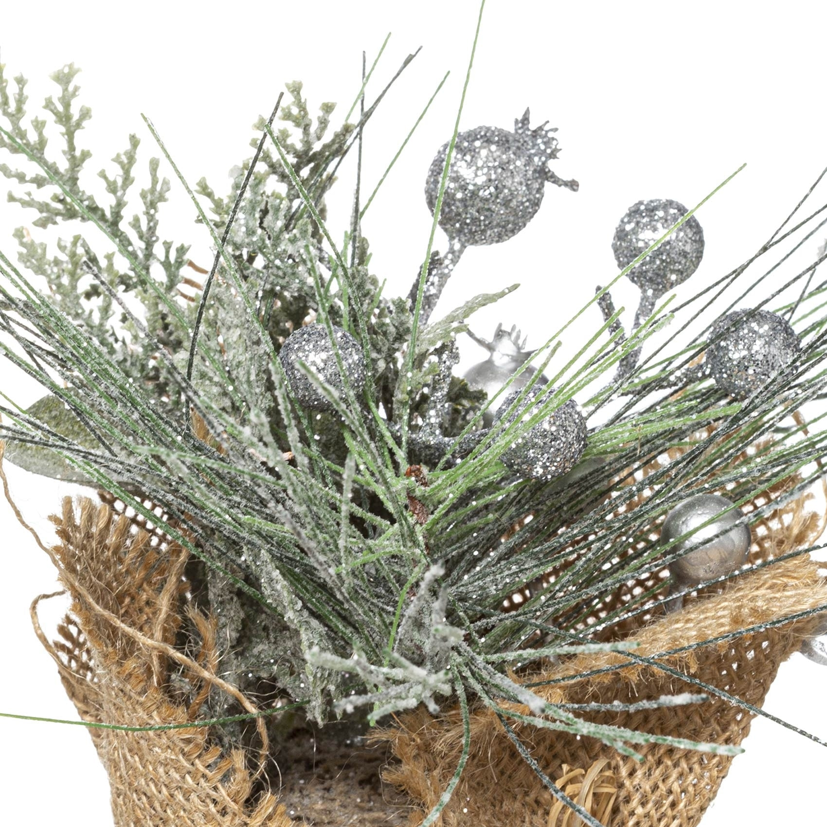 Déco de table esprit Noël - Argent