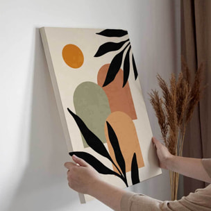 Tableau botanique abstrait moderne élégant Toile imprimée