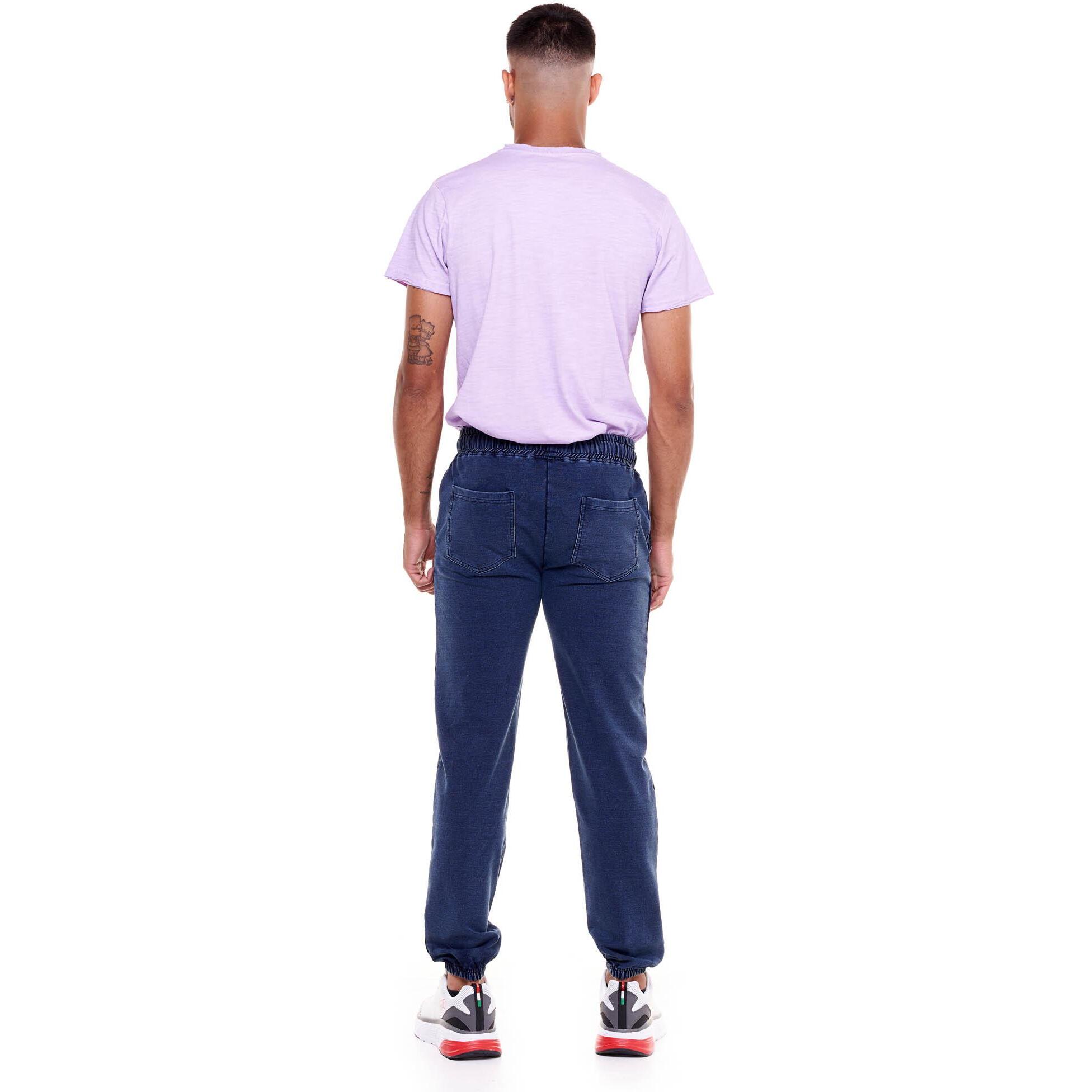 Pantaloni da uomo denim wash Indigo