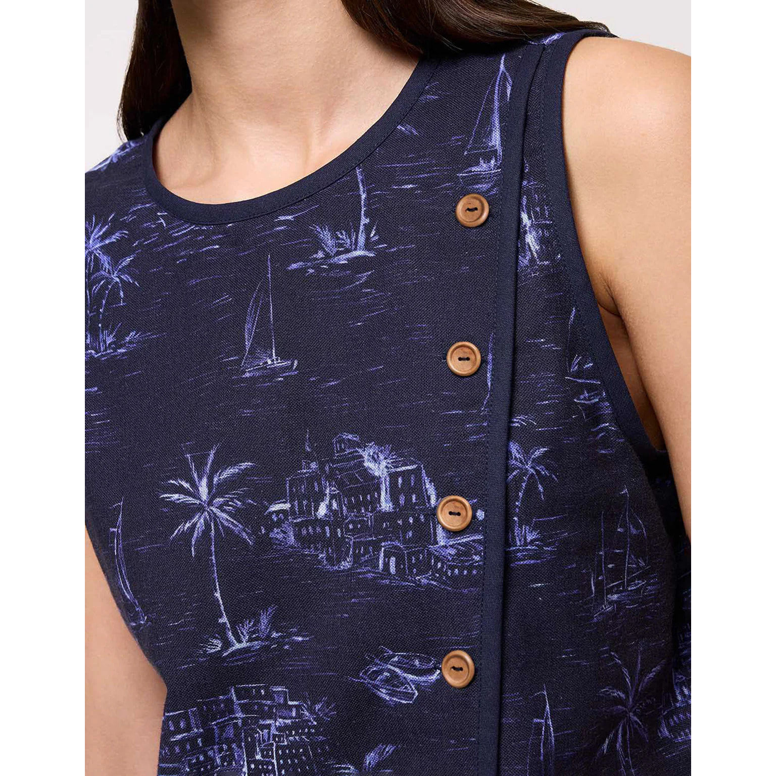 Top Azul Marino - Marinetis