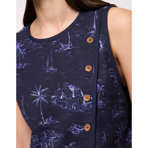 Top Azul Marino - Marinetis