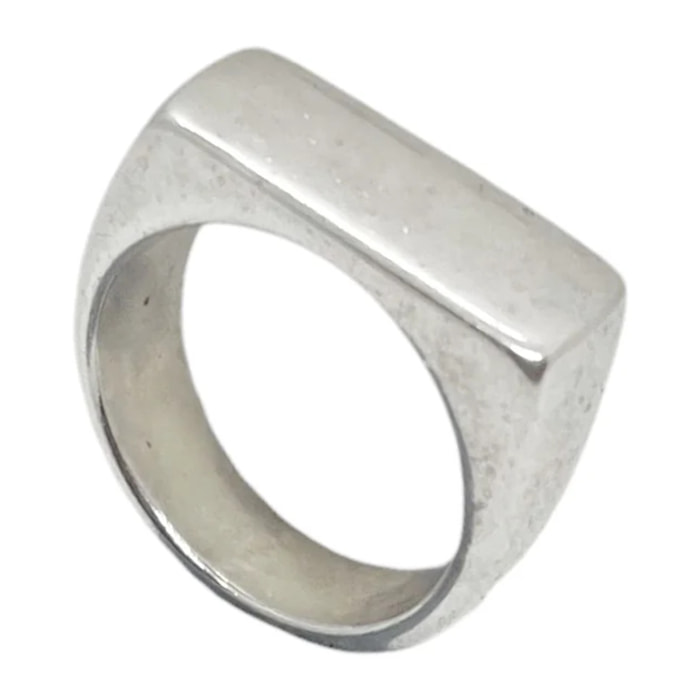 Anillo sello Plan plata 7micras T12