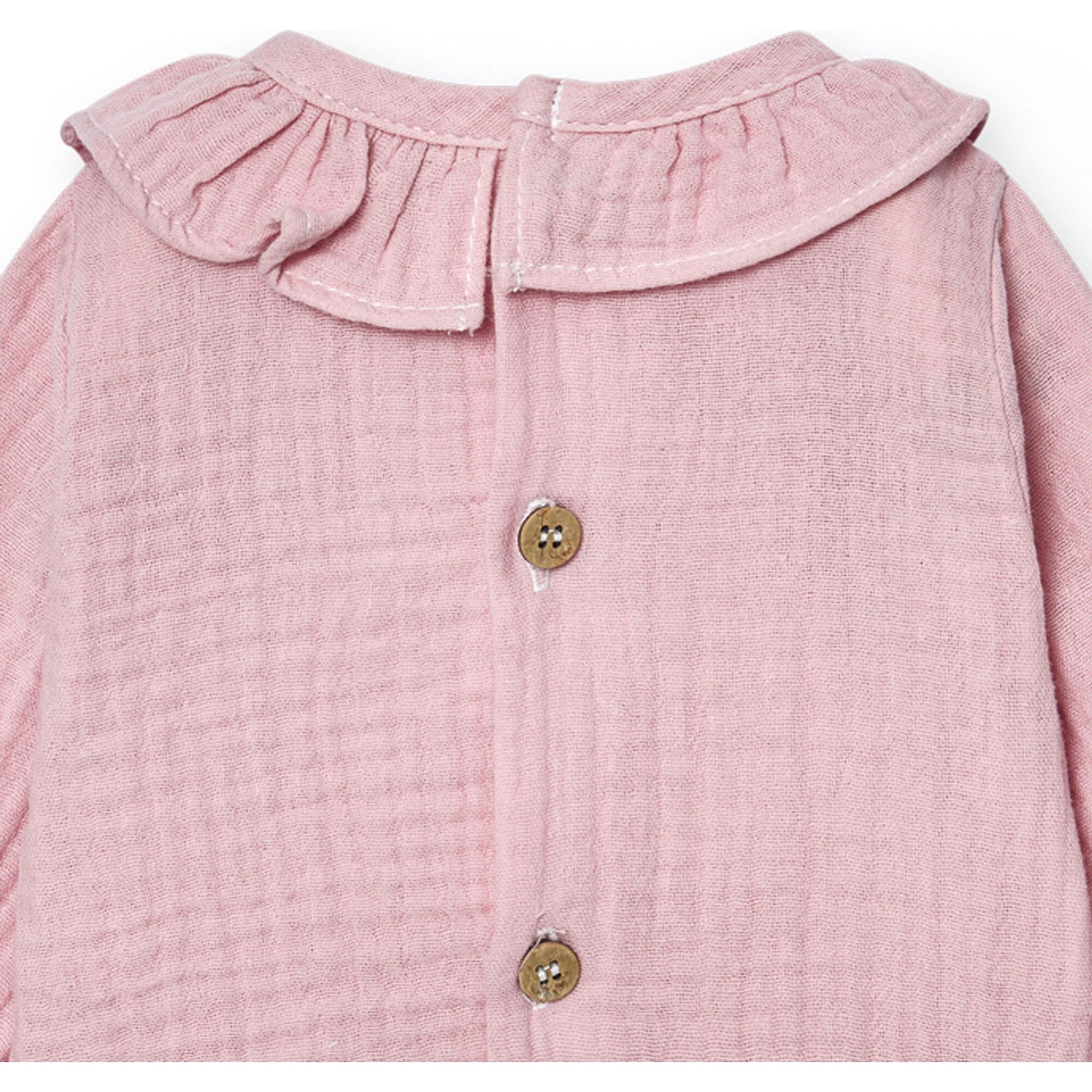 Body bebé manga larga cuello bambula