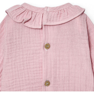 Body bebé manga larga cuello bambula