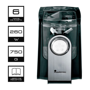 Máquina de pasta 260w para 6 tipos de pasta masterpro