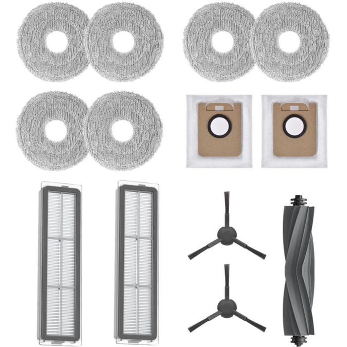 Kit accessoires DREAME Entretien complet brosses filtres sacs robot L20 Ultra