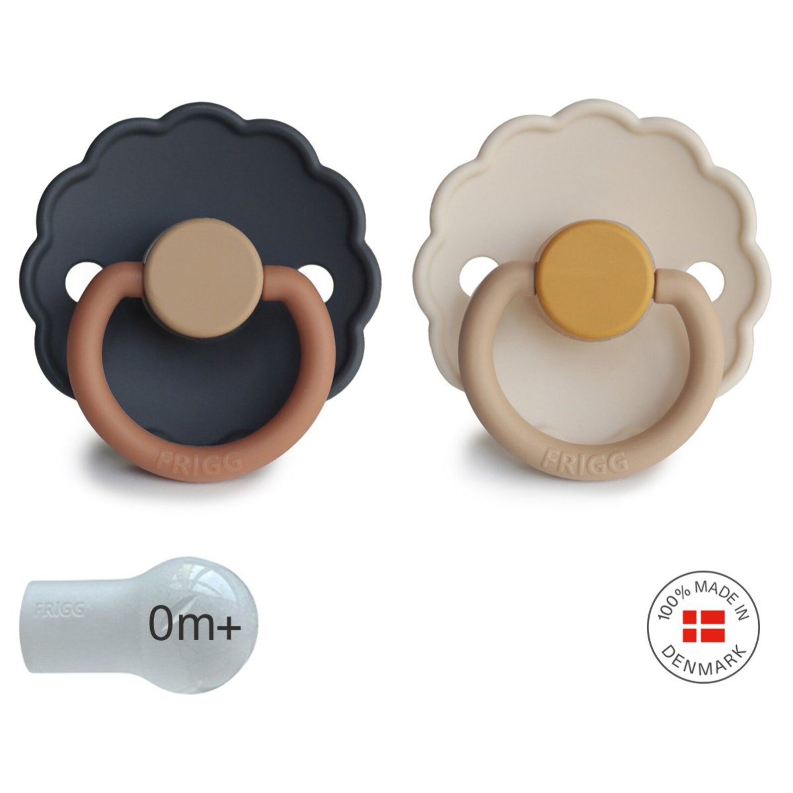 Frigg Pack 2 Chupetes Silicona Daisy