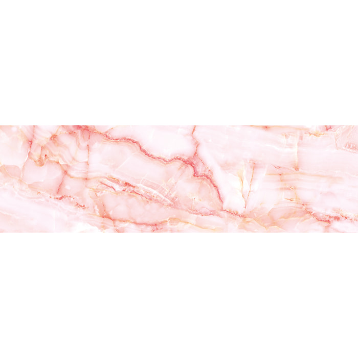 Sticker crédence adhésive - MARBRE ROSE - 60x200cm