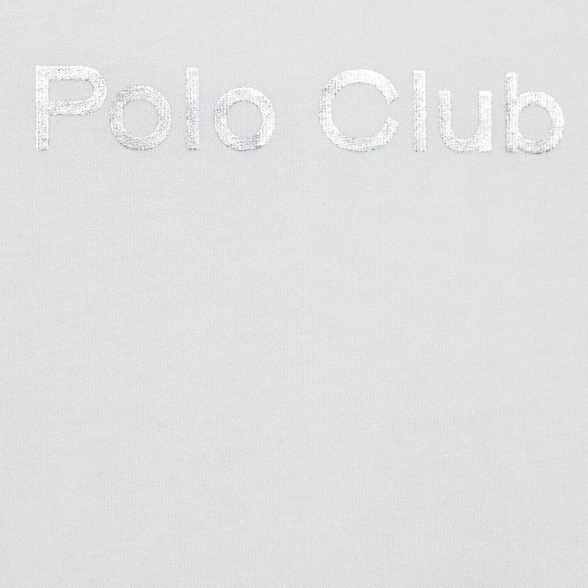 Maglietta Diamond bianca con print foil Polo Club